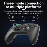 ANBERNIC Gamepad cuenta con un Hall Joystick Hall Trigger Motor de vibración compatible con conexión Wifi y tiene 5 ajustes de luz