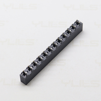 Muestras gratis Posiciones de paso de 5,08mm 2 ~ 20pin Fila única Tipo U Enchufe 180 grados Pin hembra Header Pcb Conector recto