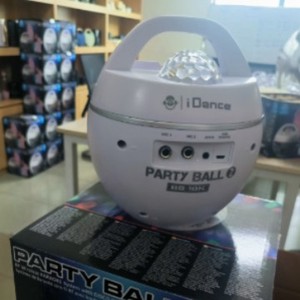Enceinte portable avec lumière LED colorée, batterie rechargeable, AC 100-240V, pour utilisation intérieure et extérieure - Product Image 4