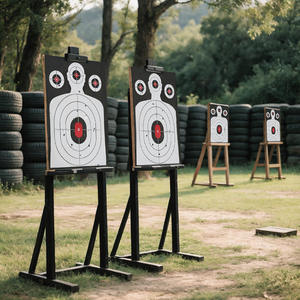 กระดาษซิลลูเอทยิงปืนยี่ห้อ DaQin ขนาด 23x34 นิ้ว ขายส่ง มีหลายสีให้เลือก เหมาะสำหรับฝึกซ้อมยิงปืนกลางแจ้ง - Product Image 2