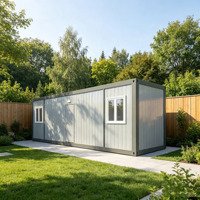 Maison préfabriquée de luxe moderne, maison modulaire en conteneur, pod de vie portable pour bureau de jardin et studio de cour arrière
