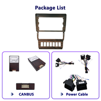 Meihua 9 pouces voiture Android lecteur DVD Radio cadre de montage pour BENZ E-CLASS E220 W124 1988-1992 UV en bois avec câbles Canbus