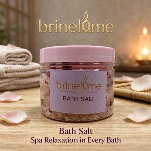 Sal <span class=keywords><strong>de</strong></span> Baño con Infusión <span class=keywords><strong>de</strong></span> Rosas Brinelume, 1 OZ, Cristales <span class=keywords><strong>de</strong></span> Rosa Seca Naturales para un Baño Relajante en Casa, <span class=keywords><strong>Spa</strong></span>, OEM, ODM, Múltiples Fórmulas - Product Image 3