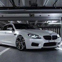 Kit carrosserie BMW Série 6 F06 F12 F13 modifié M6, pare-chocs avant/arrière, seuils latéraux, sorties d'échappement quadruples, plastique mat + ABS
