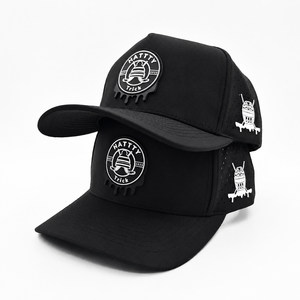 Advanced 5 Panel Solid Waterproof Golf <b>Cap</b> Custom Silicone Logo Low MOQ OEM Laser Perforated Airflow Ventilation Gear Piece - Product Image 2