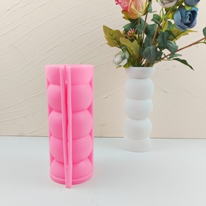 <span class=keywords><strong>Moule</strong></span> en Silicone Pot de Fleur en Plâtre Nordique, Pot en Béton, Vase en Ciment, Grand Porte-Bougie, <span class=keywords><strong>Moule</strong></span> de Décoration Maison - Product Image 2