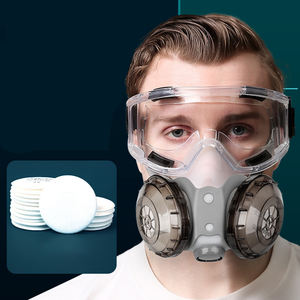 <span class=keywords><strong>Respirator</strong></span> industri wajah penuh, <span class=keywords><strong>Respirator</strong></span> Kimia Filter silikon setengah masker pernapasan dengan kacamata keamanan - Product Image 6