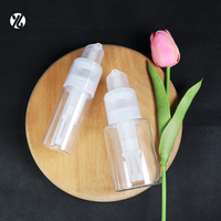 Bouteille cylindrique personnalisée en PET avec pompe à vis pour emballage de liquides cosmétiques et de soins de la peau, sérigraphiée, Hebei YM