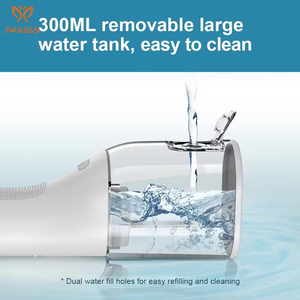 PAKISS Custom Logo Electric <b>Water</b> <b>Flosser</b> Cordless Plastic Portable USB Rechargeable IPX7 Waterproof Lightweight Travel Handheld - Product Image 4