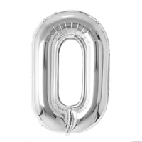 Ballons en feuille d'aluminium argentés de 32 pouces, ballons en Mylar à chiffres de 0 à 9 pour la décoration de fête d'anniversaire