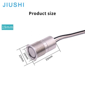 Không thấm nước momentary 19 Mét bi màu cảm ứng cảm ứng nút LED chiếu sáng Trung Quốc - Product Image 2