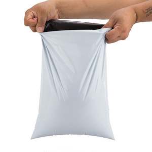 Self Sealing Express <b>Bags</b> <b>White</b> Thickened Recycled Material Waterproof Courier <b>Bags</b> For Ecommerce Shipping Cross Border Use - Product Image 2