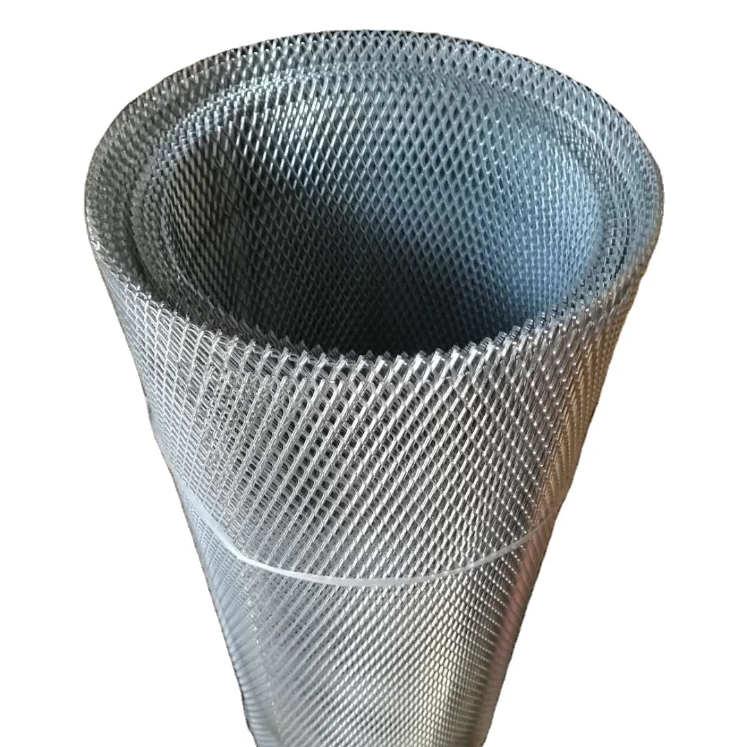 pure nickel copper titanium expanded metal mesh sheet with customized hole size