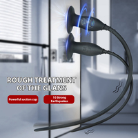 Vibrateur œil de cheval en silicone, plug urétral, sonde vibrante, dispositif d'insertion pénienne, jouets sexuels pour hommes, masturbateur