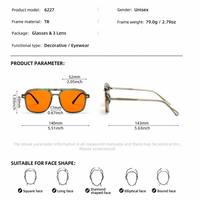 Lunettes anti-lumière bleue Sunray pour montures de prescription avec clip magnétique pour verres interchangeables TR90 légers