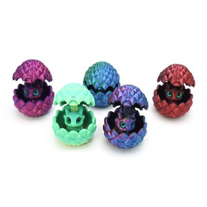 Mini Set de Huevos de Dragón Sorpresa, 20 Piezas de Huevos y Dragones Impresos <span class=keywords><strong>en</strong></span> 3D, Rellenos para Cestas de Pascua, Huevos de Animales Pequeños para Pascua - Product Image 1