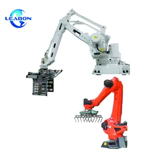 50KG Bag Carton Robot Palletizing System Palletizer Full Automatic CNC Robot Arm Palletizer For Sale