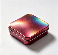 Poudre de pigment à effet spécial GUANZUN pour revêtement, emballage de luxe, impression, rouge, aluminium holographique