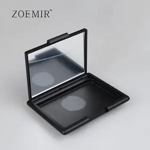 Square Compact Case Powder Empty Makeup Compact Blush Powder Packaging Compact Powder Containers With Mirror