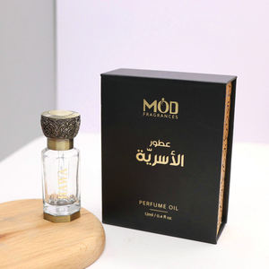 Aceite de Perfume Oud en Botella de Vidrio Árabe de 3, 6 y 12 ml con Caja de Empaque - Product Image 5