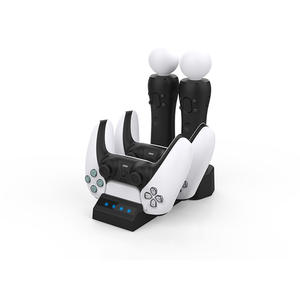 Station de chargement sans fil 4 en 1 pour contrôleur <span class=keywords><strong>PS5</strong></span> Station de chargement pour contrôleur <span class=keywords><strong>PS</strong></span> <span class=keywords><strong>Move</strong></span> - Product Image 1