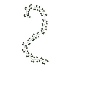 Vignes artificielles de Pothos faciles à obtenir, 7 pieds de long, en plastique et soie, pour la décoration de la maison et des mariages - Product Image 5