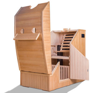 <span class=keywords><strong>Mini</strong></span> Modern Design Tomalin Khan Stoomdoos Massief Hout Mobiele Saunaruimte Ver Infrarood Verwarming Elektrische Mobiele Stoomsaunakamer - Product Image 5