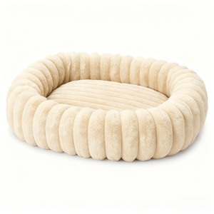 Hoogwaardig orthopedisch traagschuim rond honden- en kattenbed, grote maat, met wasbare, afneembare hoes, op maat gemaakt hondenbed - Product Image 5