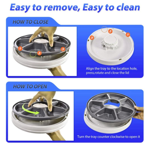 Smart Automatic Programmable <strong>Timer</strong> Dry and Wet <strong>Food</strong> Dispenser Auto Timed Pet Feeder for <strong>Cat</strong> and Small Medium Dog - Product Image 3