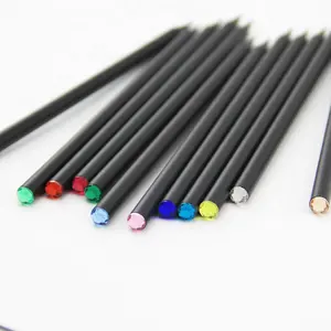 Color Diamond Black Bar HB promotional pencil