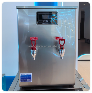 Refroidisseur d'eau chaud/froid <span class=keywords><strong>à</strong></span> compresseur mural en acier inoxydable 220V 30L avec 2 robinets <span class=keywords><strong>Fontaine</strong></span> <span class=keywords><strong>à</strong></span> eau potable commerciale - Product Image 3