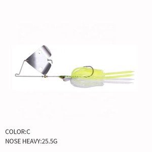 25.5g eliche trattore buzz Blade Jig teste con gonna in Silicone artificiale pesca Whopper Jigging Bass esche - Product Image 2