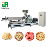 Ligne de production de snacks soufflés automatique, machine à fabriquer des aliments soufflés à base de maïs, riz et blé, extrudeuse de craquelins au fromage et au riz