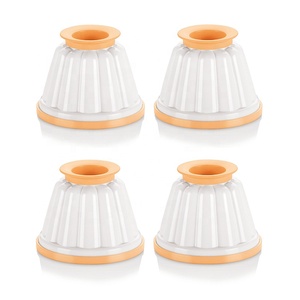 Moule à pudding vapeur antiadhésif et résistant à la chaleur, écologique, avec couvercle, pour gelée, dessert, <span class=keywords><strong>crème</strong></span> au chocolat – Offre Spéciale - Product Image 1