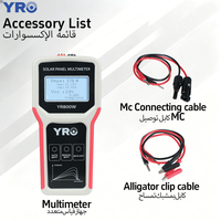 YRO Multimeter Digital profesional, dengan pengukuran jarak otomatis akurat untuk industri akurat arus tegangan AC/DC