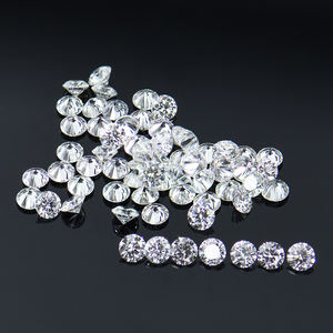 ラボで成長したダイヤモンドラウンドブリリアントカット1.0mm-2.0mmDEFカラーVVS-VS透明度HPHTダイヤモンドカラットあたりの価格 - Product Image 1