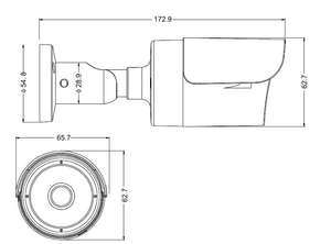 Top 10 <span class=keywords><strong>cctv</strong></span> câmera fábrica China 2mp 1080p mini bala câmera de vídeo ao ar livre híbrido 4 em <span class=keywords><strong>1</strong></span> <span class=keywords><strong>cctv</strong></span> 2.8mm suporte áudio sobre coaixal - Product Image 2