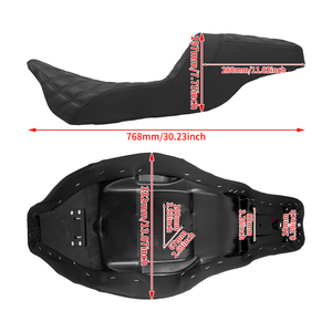 Asientos para Motocicleta, Asiento Doble Delantero y Trasero para <span class=keywords><strong>Harley</strong></span> Touring CVO Road King <span class=keywords><strong>Electra</strong></span> Street <span class=keywords><strong>Glide</strong></span> FLTRX 08-23 - Product Image 5