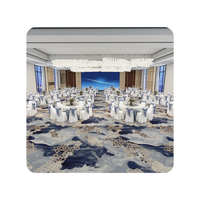 Échantillon gratuit fabrication de tapis hôtel 5 étoiles luxe Banquet salle de bal espaces publics tapis muraux au mur