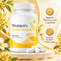 Fournisseur Fabricant – Multivitamines pour Femmes, 120 Comprimés, Formule Sans DCD ni DHT, pour Nutrition Quotidienne et Soutien Cognitif – OEM ODM