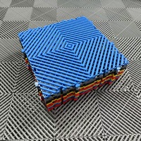 Easy Click 40x40 Modular Interlocking Indoor Car Garage Bodenfliesen Starre PVC-Vinyl böden Anti-Rutsch-Oberflächen struktur