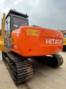 Excavatrice sur chenilles d'occasion Hitachi EX120-5, hydraulique d'origine japonaise, à vendre, EX60 EX100 EX120 - Product Image 3