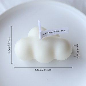 เทียนหอมแบบหรูหราสำหรับตกแต่งบ้านกลิ่นหอมเฉพาะตัวเทียนรูปเมฆไม่เหมือนใครสำหรับโอกาสเล่นโยคะ - Product Image 6