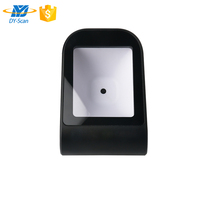 Lector de código de barras CMOS QR hecho en China Escáner de código de barras de escritorio USB omnidireccional 2D para sistema Pos DYscan
