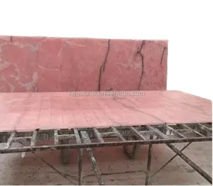 Di lusso di pietra di marmo rosa per la struttura hotel ornamento