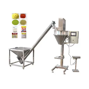 Machine d'emballage verticale semi-automatique de vis de sac machine d'emballage quantitative machine d'emballage de sachet de poudre de café 30g 50g