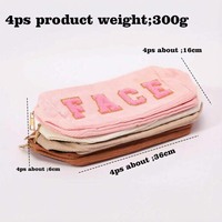 Pochette personnalisée en chenille avec lettres, trousse de toilette de voyage, organiseur de cosmétiques personnalisé, cadeau pour elle, voyage entre filles, vacances