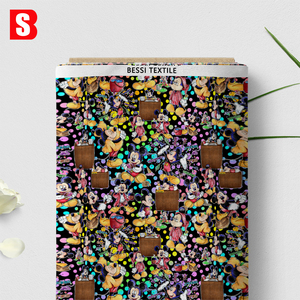 <span class=keywords><strong>Precio</strong></span> de fábrica china Impresión digital personalizada 250gsm Peso pesado <span class=keywords><strong>Impermeable</strong></span> Algodón <span class=keywords><strong>Lona</strong></span> Bolsas Micky Mouse Plain Girls Shoes - Product Image 5
