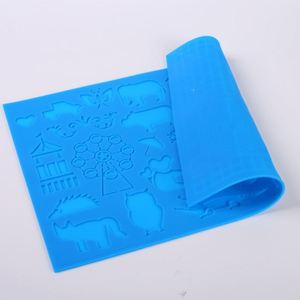 Tapis en silicone pour stylo d'impression 3D, cadeau de fête, planche à dessin, motifs animaux/cœurs : conception graphique de base - Product Image 3
