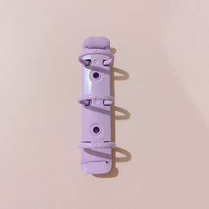 Mini anneaux de reliure en métal colorés, papeterie, anneaux de reliure de type O A8 A7 A5 A6, 3 trous, <span class=keywords><strong>feuille</strong></span> libre, clips métalliques ronds - Product Image 4